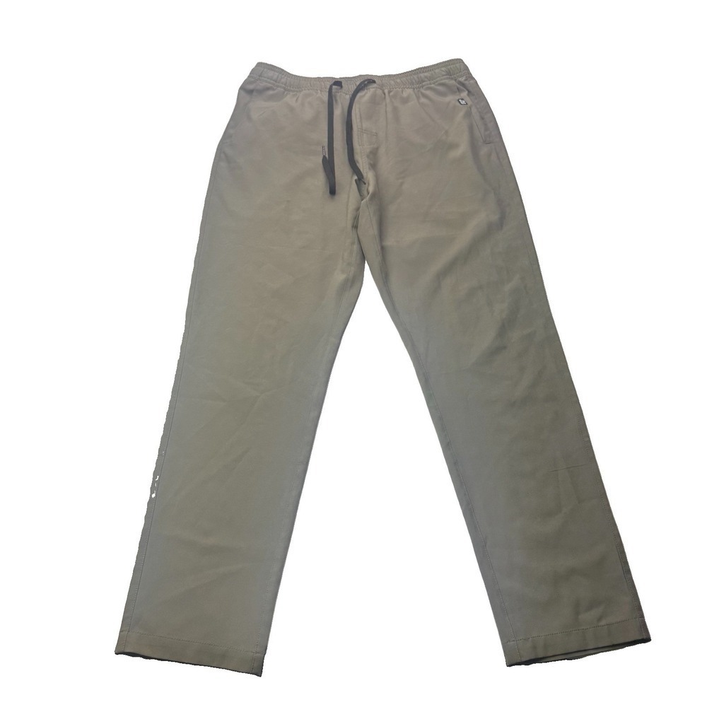 Lost Enterprises Mens S Stretch Chino Pants Olive Green Drawstring Skate Surf